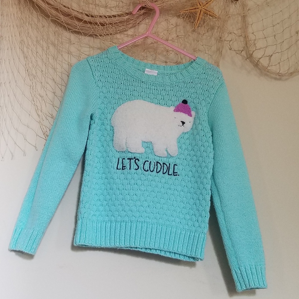 3T ..knitted polar bear sweater